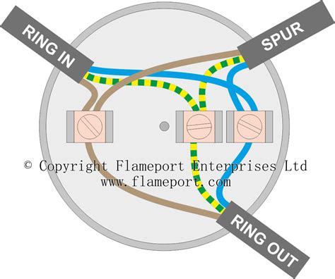 ring main junction box spur|spur box for ring circuit.